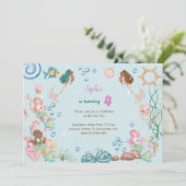 アンダーザシーメルメイズ子供の誕生日 招待状 (スタンド正面)