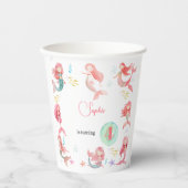 アンダーザシーメルメイズ子供の誕生日 紙コップ (正面)