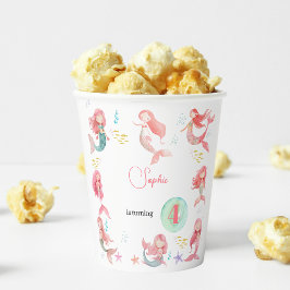 アンダーザシーメルメイズ子供の誕生日 紙コップ