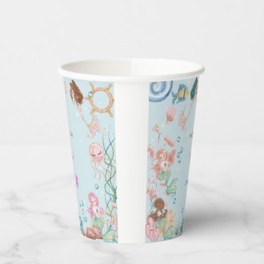 アンダーザシーメルメイズ子供の誕生日 紙コップ (左)