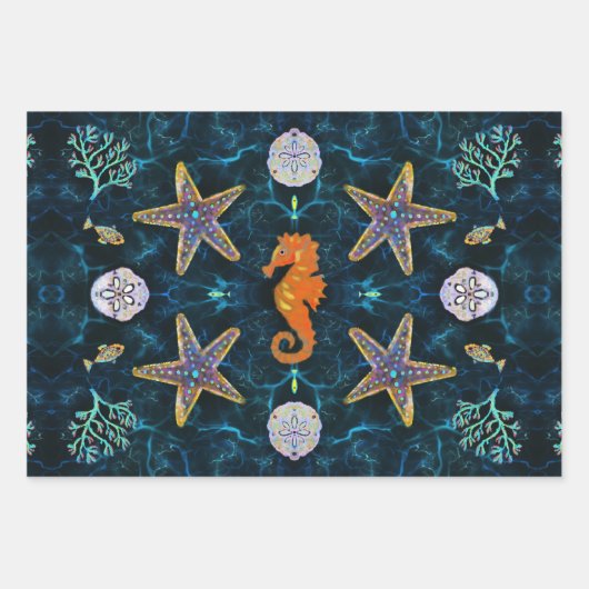 アンダーザシーラッピングペーパー ラッピングペーパーシート (正面)