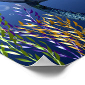 アンダーザシーレッドヘッドメルメイドプリント ポスター (角)