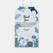 アンダーザシーワールド誕生日サンキューギフトラベル ギフトタグ (裏面)