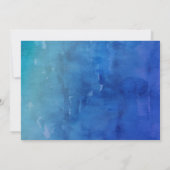 アンダーザシー子供の誕生日パーティー写真 招待状 (裏面)