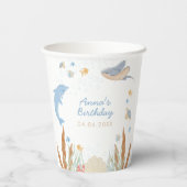 アンダーザシー子供の誕生日パーティー 紙コップ (裏面)