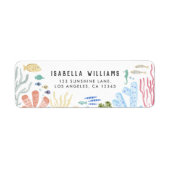 アンダーザシー差出人住所 ラベル (正面)