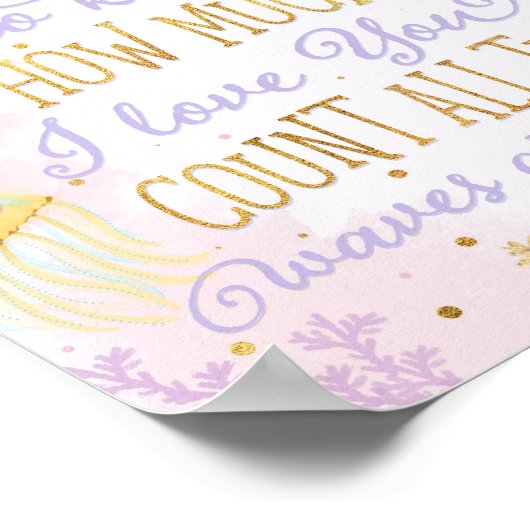 アンダーザシー引用文子供部屋デコール ポスター (角)