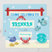 アンダーザシー招待状 招待状 (正面/裏面)