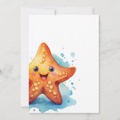 アンダーザシー海アニマルボーイ誕生日招待状 招待状 (裏面)