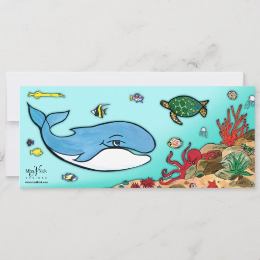 アンダーザシー海ライフ招待状 招待状 (裏面)