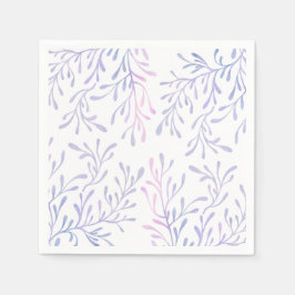 アンダーザシー誕生日マーメイドガール海テーマ スタンダードカクテルナプキン