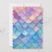 アンダーザシー誕生日招待状女の子 招待状 (裏面)