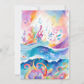 アンダーザシー誕生日招待状 招待状 (正面)