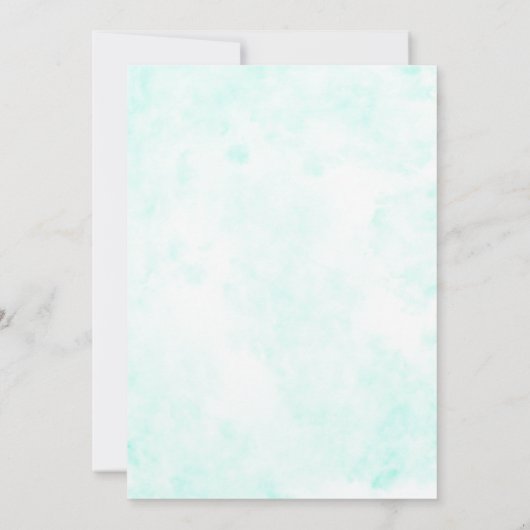 アンダーザシー誕生日招待状 招待状 (裏面)