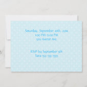 アンダーザシー誕生日招待状 招待状 (裏面)