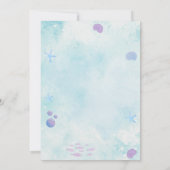 アンダーザシー誕生日招待状 招待状 (裏面)