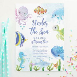 アンダーザシー誕生日招待状 招待状