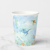 アンダーザシー誕生日紙カップ 紙コップ (裏面)