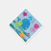 アンダーザシー誕生日紙ナプキン スタンダードカクテルナプキン (角)