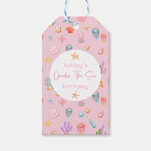 アンダーザシー誕生日 ギフトタグ (正面)