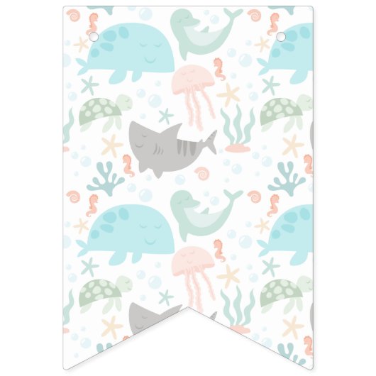 アンダーザシー誕生日 バンティングフラッグ (第1の旗)