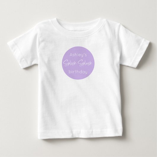 アンダーザシー誕生日 ベビーTシャツ (正面)