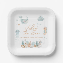 アンダーザシー誕生日 ペーパープレート