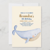 アンダーザシー誕生日 招待状 (正面)