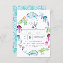アンダーザシー誕生日 |海クリッターの水彩