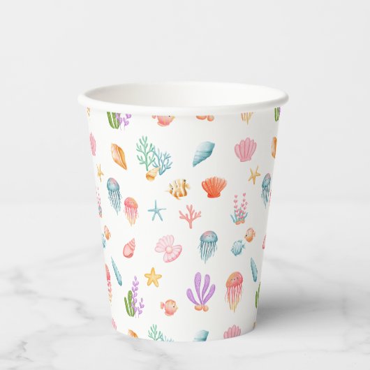 アンダーザシー誕生日 紙コップ (正面)