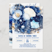 アンダーザシー魔法ボーイ誕生日 招待状 (正面/裏面)