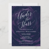 アンダーザスターズスイーエレガントト16お祝い 招待状 (正面)