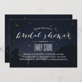 アンダーザスターズホファイズサマーブライダルシャワー 招待状 (正面/裏面)