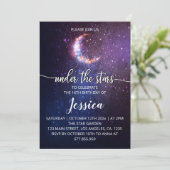 アンダーザスターズ誕生日招待状 招待状 (スタンド正面)