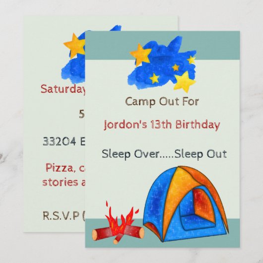 アンダーザスターズ誕生日 (正面/裏面)