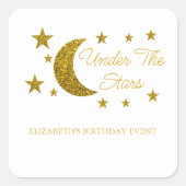 アンダーザスターズ誕生日 スクエアシール (正面)