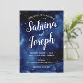 アンダーザナイトスカイ結婚式招待状 招待状 (スタンド正面)