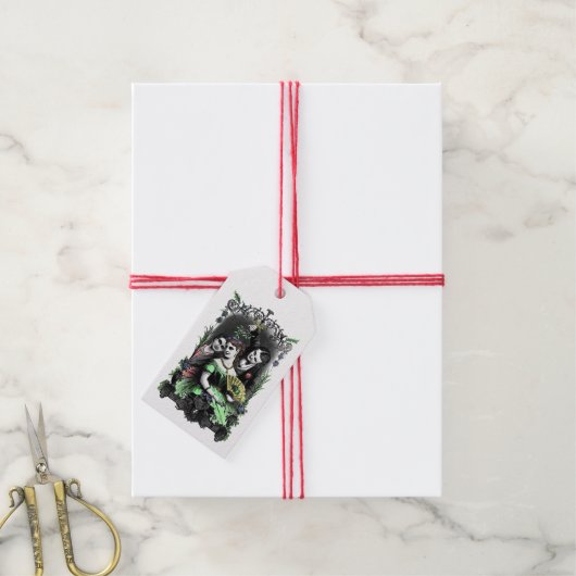 アンダーザミスタントーヴィンテージホリデイ ギフトタグ (より糸付き)