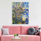 アンダーザ海抽象デザインby Dooria D キャンバスプリント (インサイチュ (リビング))