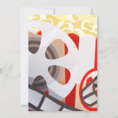 アンダーザ·スターズ·ムービー·ナイト·ガール·バースデー·パーティー 招待状 (裏面)