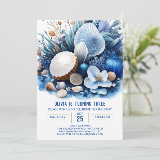 アンダーシーアドベンチャーボーイ誕生日 招待状 (スタンド正面)