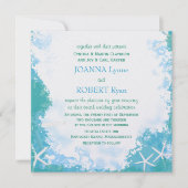 アンダーシースターズトロピカル結婚式招待状 招待状 (正面)