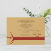 アンダースコア 法科大学院卒業発表/招待状 招待状 (スタンド正面)