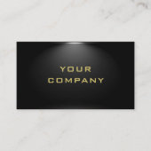 アンダースポットライトゴモダンールデンブラックプロフェッショナル 名刺 (正面)