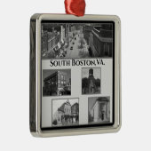 アンダース工芸品，サウスボストン，VA.クリスマス メタルオーナメント (右)
