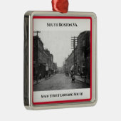 アンダース工芸品*メイン通り1900*南ボストン，VA. メタルオーナメント (右)