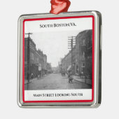 アンダース工芸品*メイン通り1900*南ボストン，VA. メタルオーナメント (左)