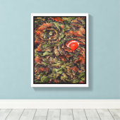 アンダース工芸品*渦巻き* キャンバスプリント (インサイチュ (ウッドフロア))