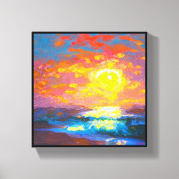 アンダース工芸品* Sun Rising* キャンバスプリント