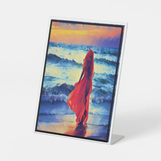 アンダース・アーティストリー*波に乗り込む* 台座サイン (正面)